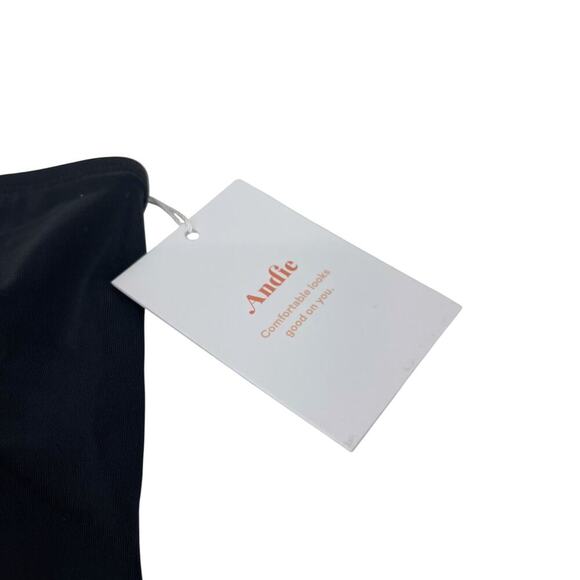 Andie Swim The Nantucket One Shoulder One Piece Swimsuit Black Size XXXL NEW - Picture 6 of 7